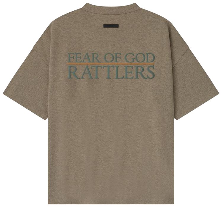 Футболка Fear of God Essentials Famu 90s Tee, серый — фото 2