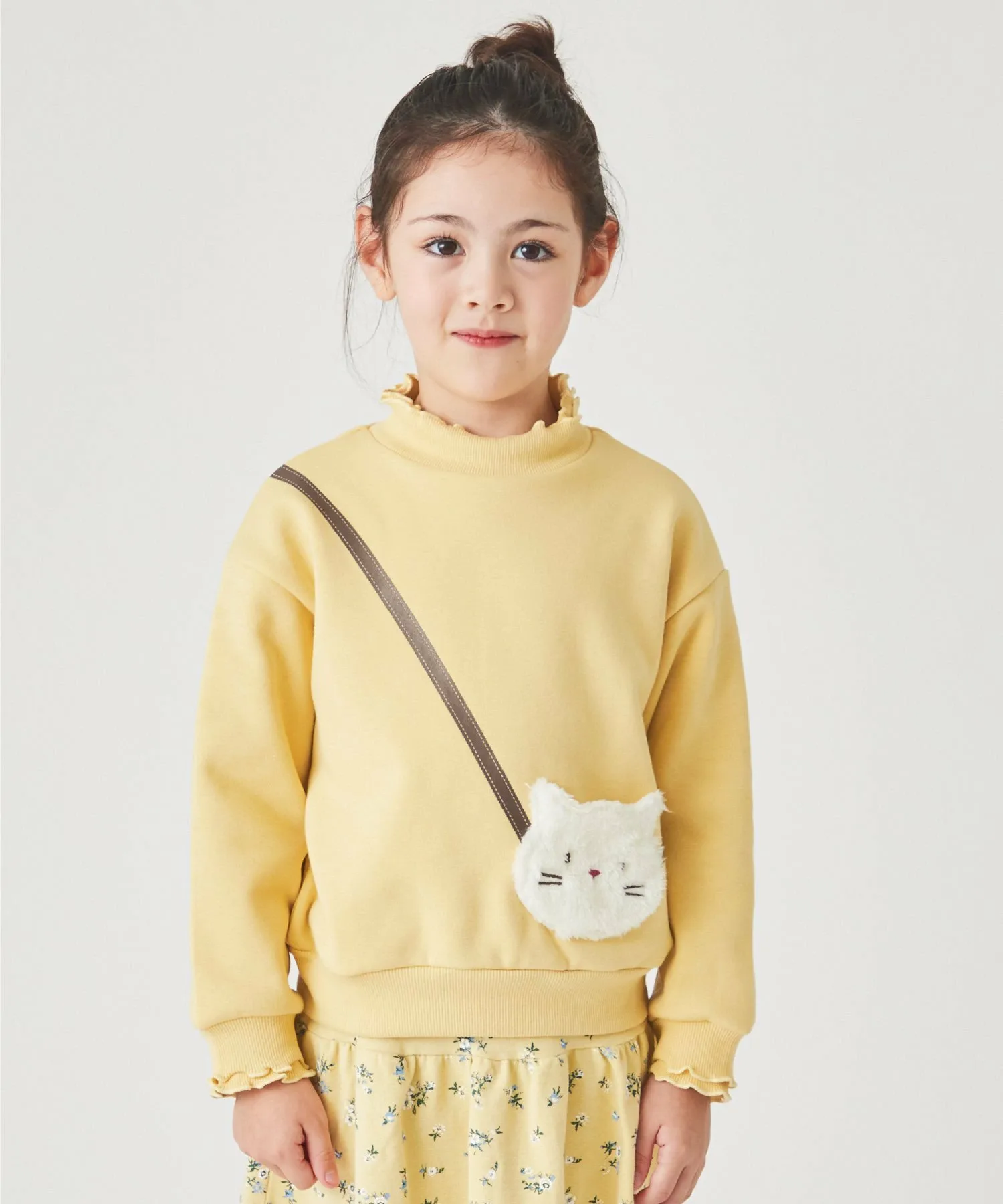 Толстовка Animal Pochette на флисовой подкладке Ever Closet, Honey (cat)