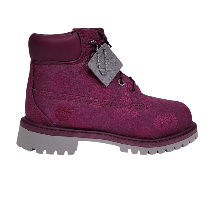 

Ботинки Timberland 6 Inch Premium Waterproof Boot Junior 'Magenta Floral', фиолетовый