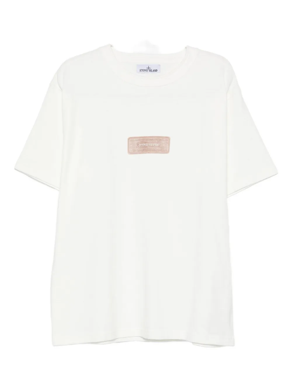 

Футболка с логотипом Stone Island, белый