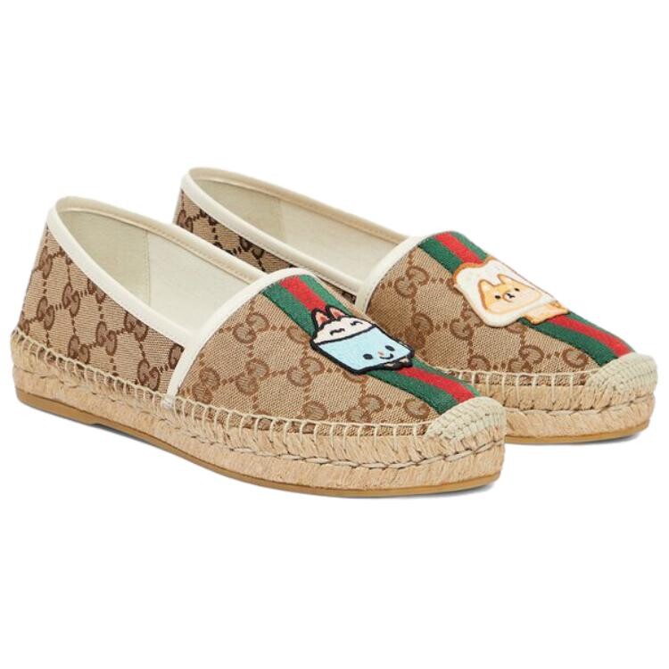 Туфли женские Gucci, бежевый / белый — фото 3