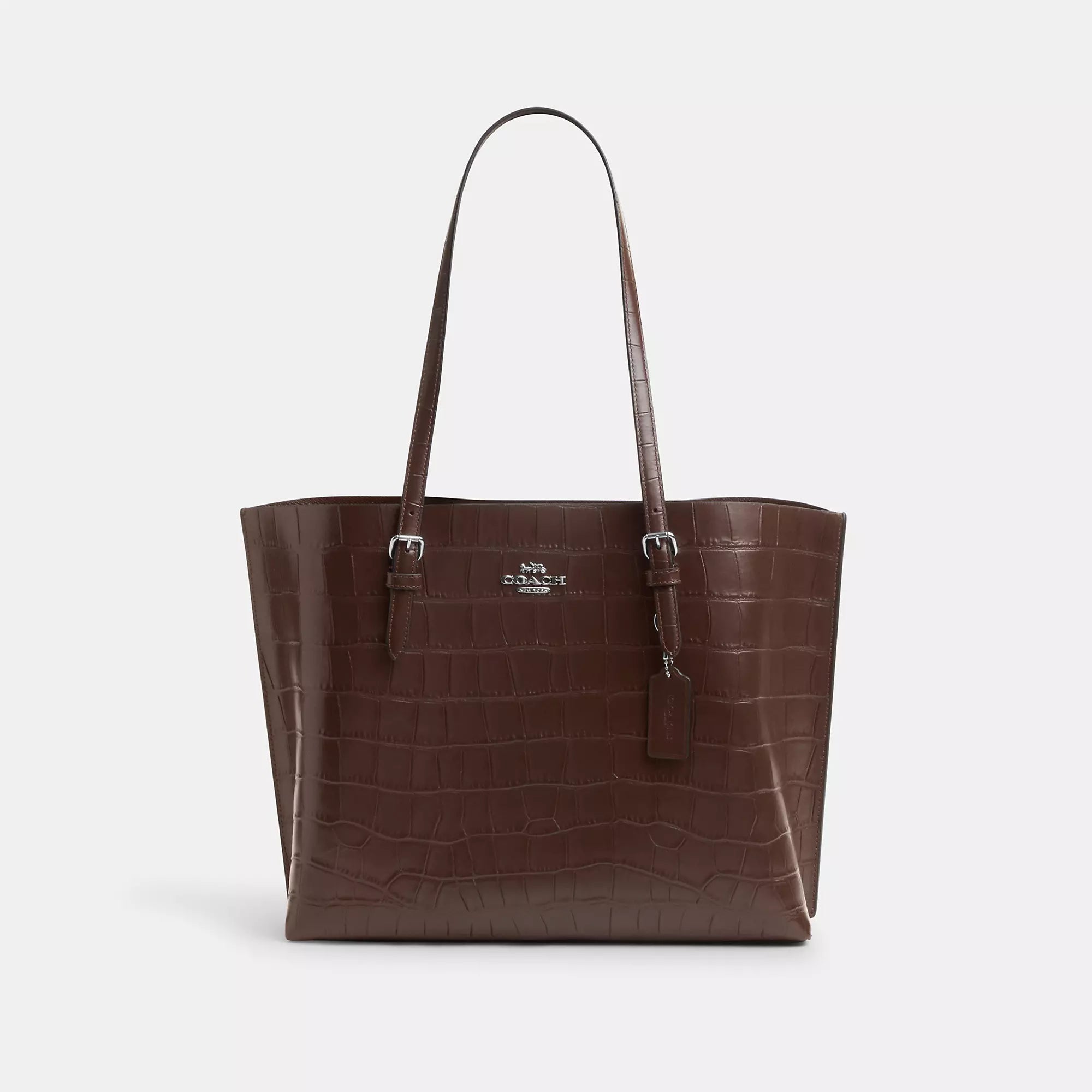 

Сумка-тоут Mollie от Coach Outlet, цвет silver/maple, Серебристый, Сумка-тоут Mollie от Coach Outlet, цвет silver/maple