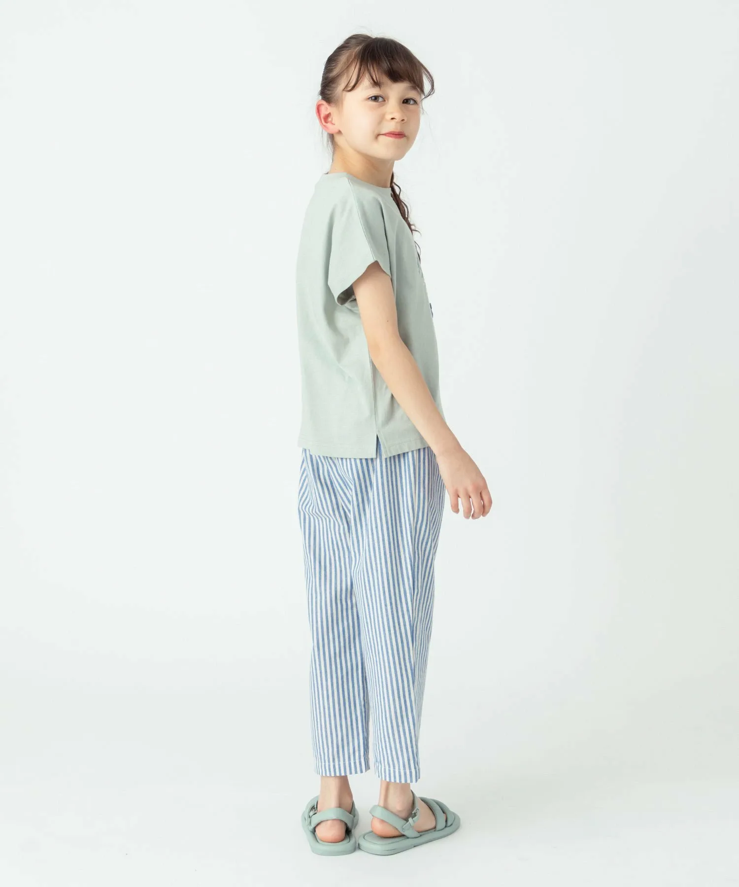 Футболка с цветочным принтом Ever Closet, Light green — фото 3