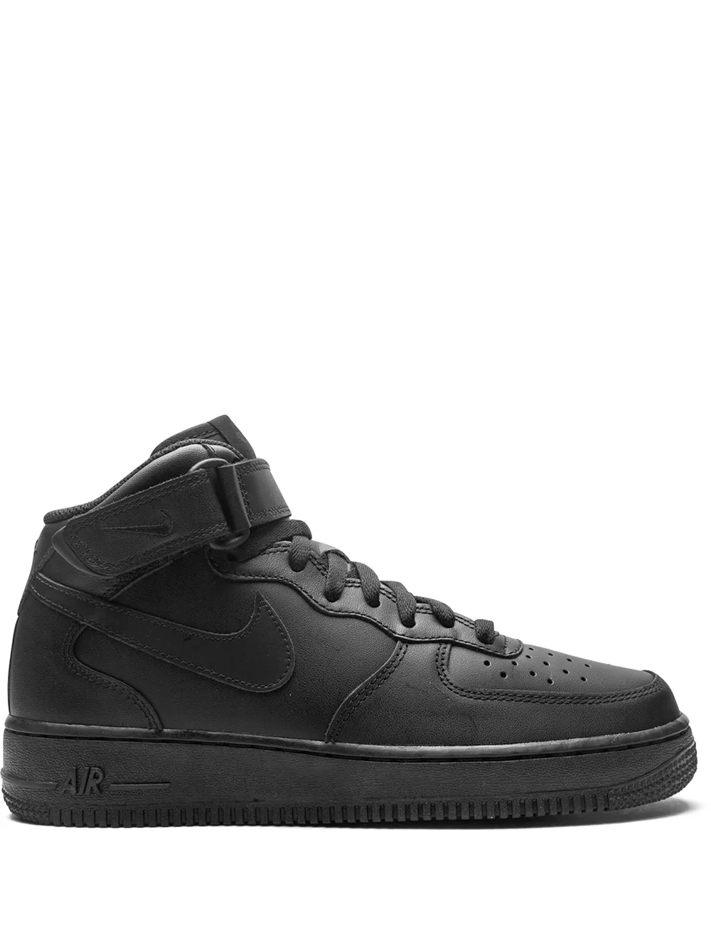 Кроссовки Air Force 1 Mid '07 2021 Release Triple Black Nike, черный