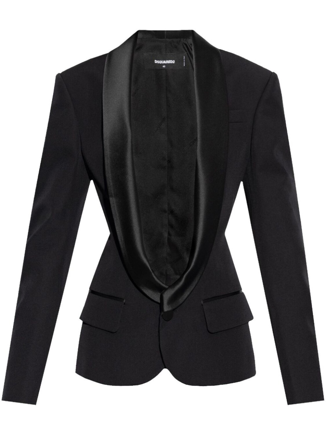 

Dsquared2 шерстяной пиджак DSQUARED2, черный