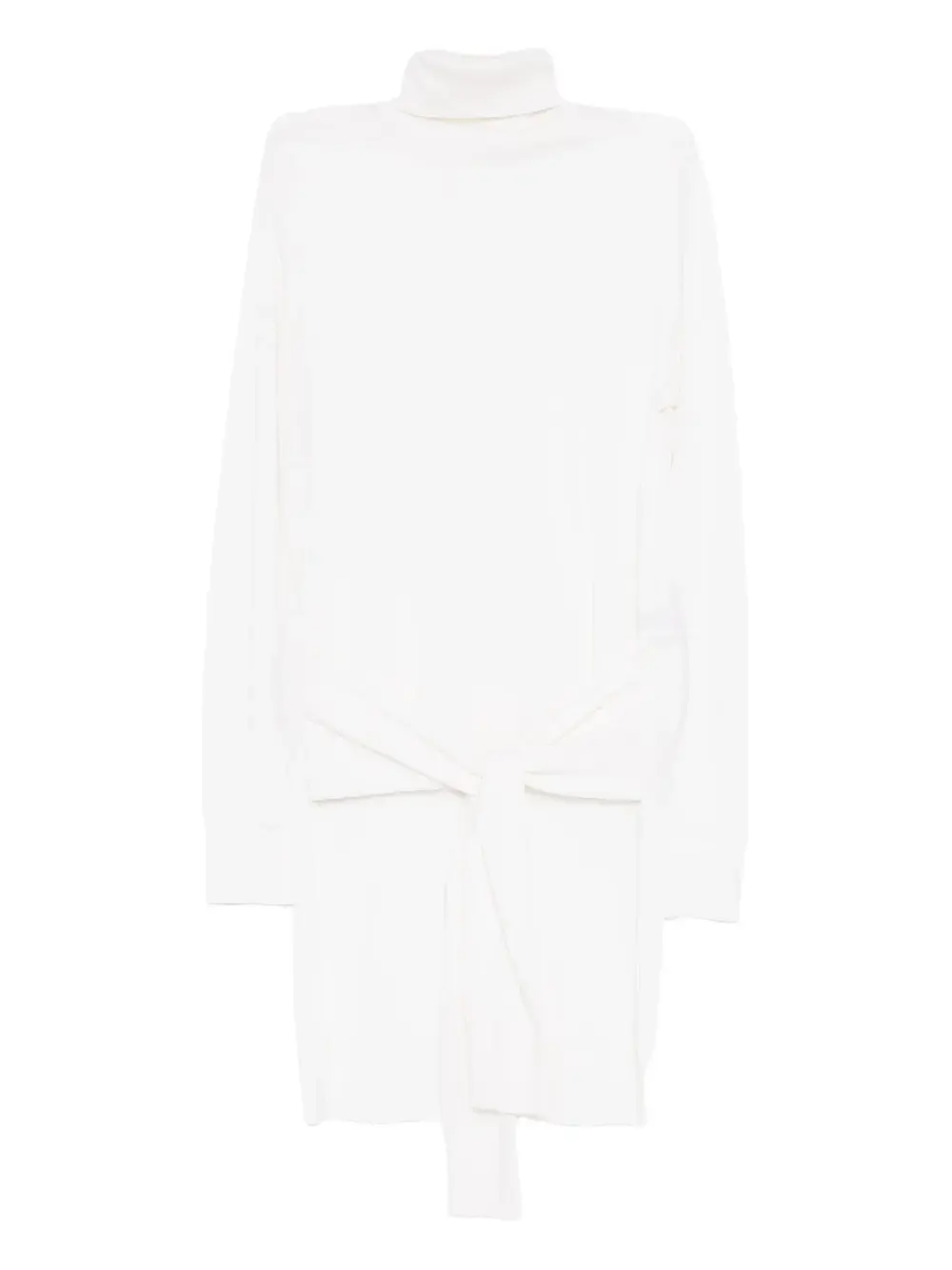 

Топ с высоким воротником и двойными рукавами Toteme, белый