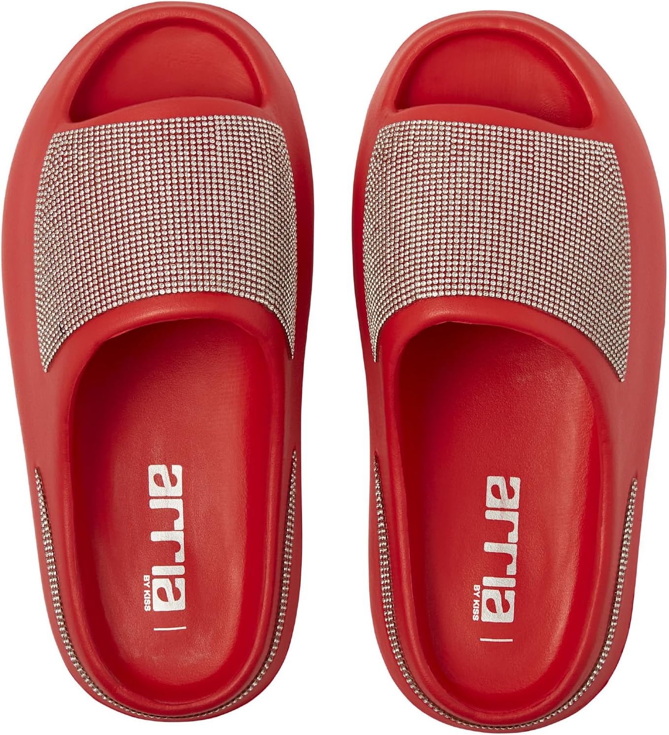 

Шлепанцы ARRIA Cloud, открытые тапочки для дома с толстой подошвой из EVA, водонепроницаемые, легкие, унисекс, удобные сандалии для дома и улицы для облегчения боли в стопах и суставах, красный