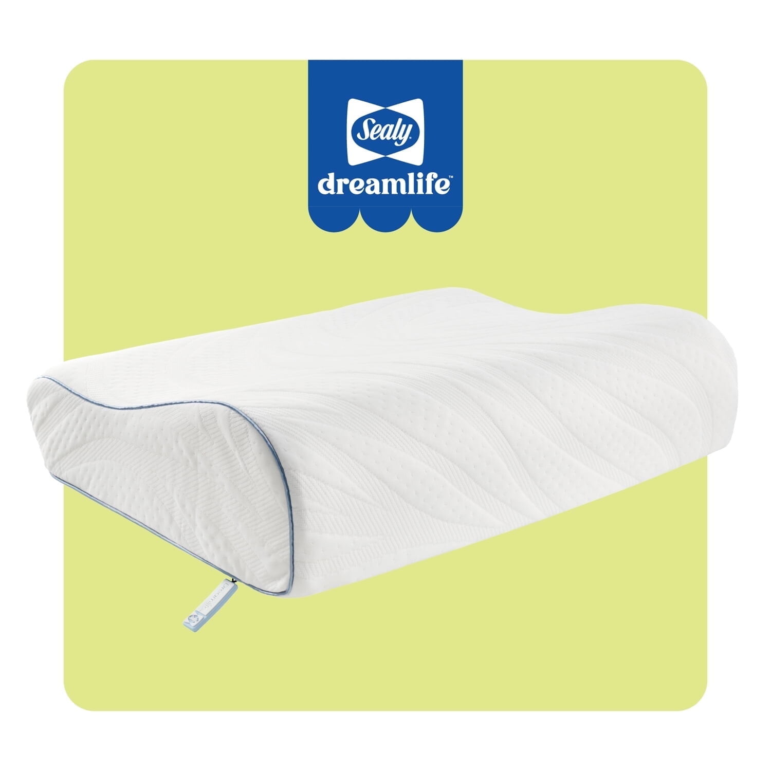 

Подушка с эффектом памяти Sealy Dreamlife Contour, белый