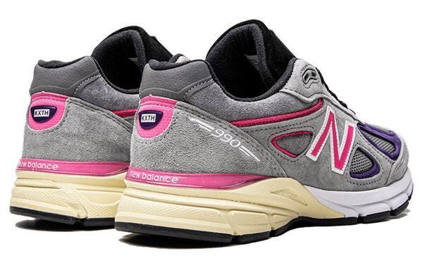 Кроссовки x kith x united arrows & sons 990 v4 New Balance, серый — фото 4