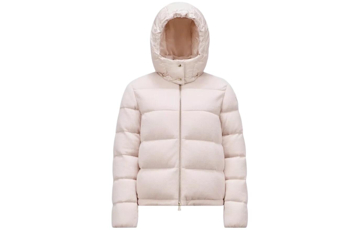 

Пуховик женский светло-розовый Moncler, светло-розовый