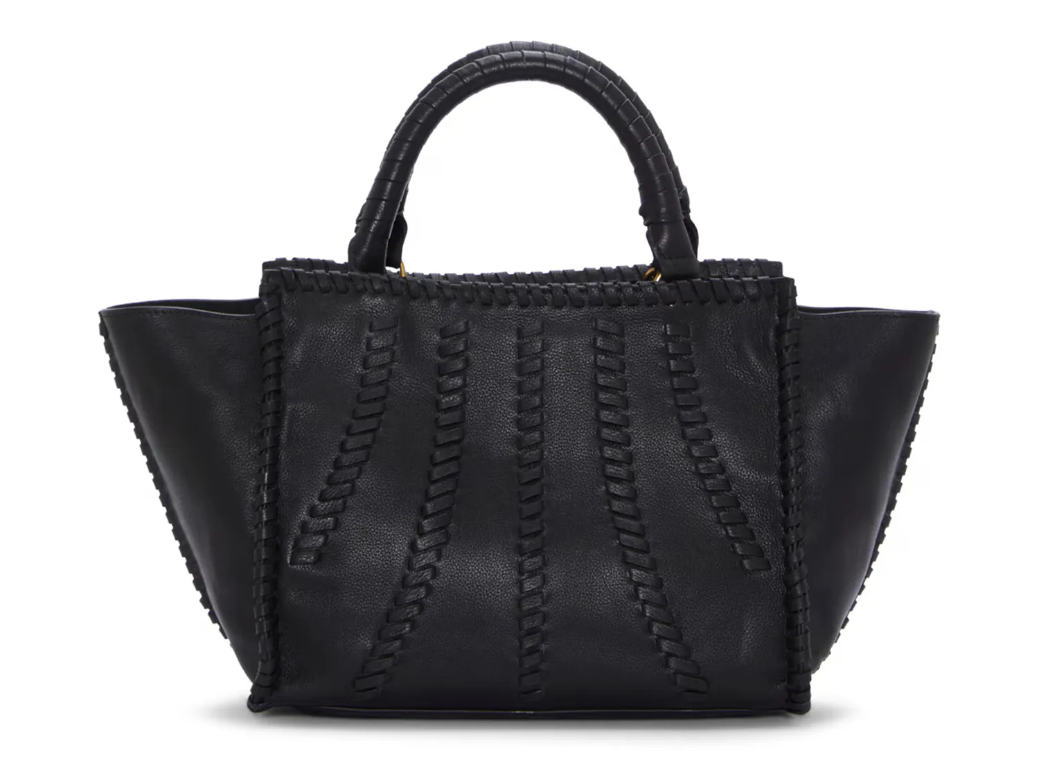 

Кожаная сумка-тоут Nakia Vince Camuto, черный