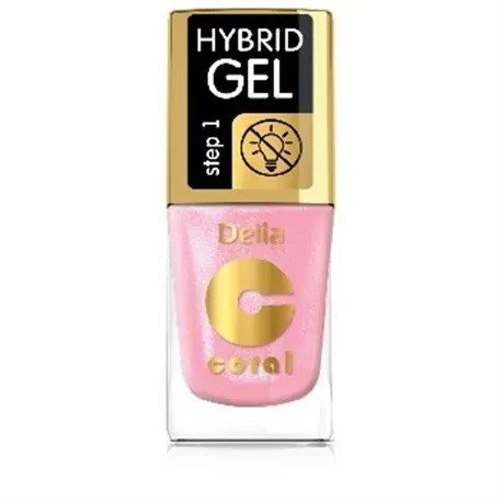 

DELIA COSMETICS Coral Hybrid Gel Nail Polish № 100 Pink Pudding