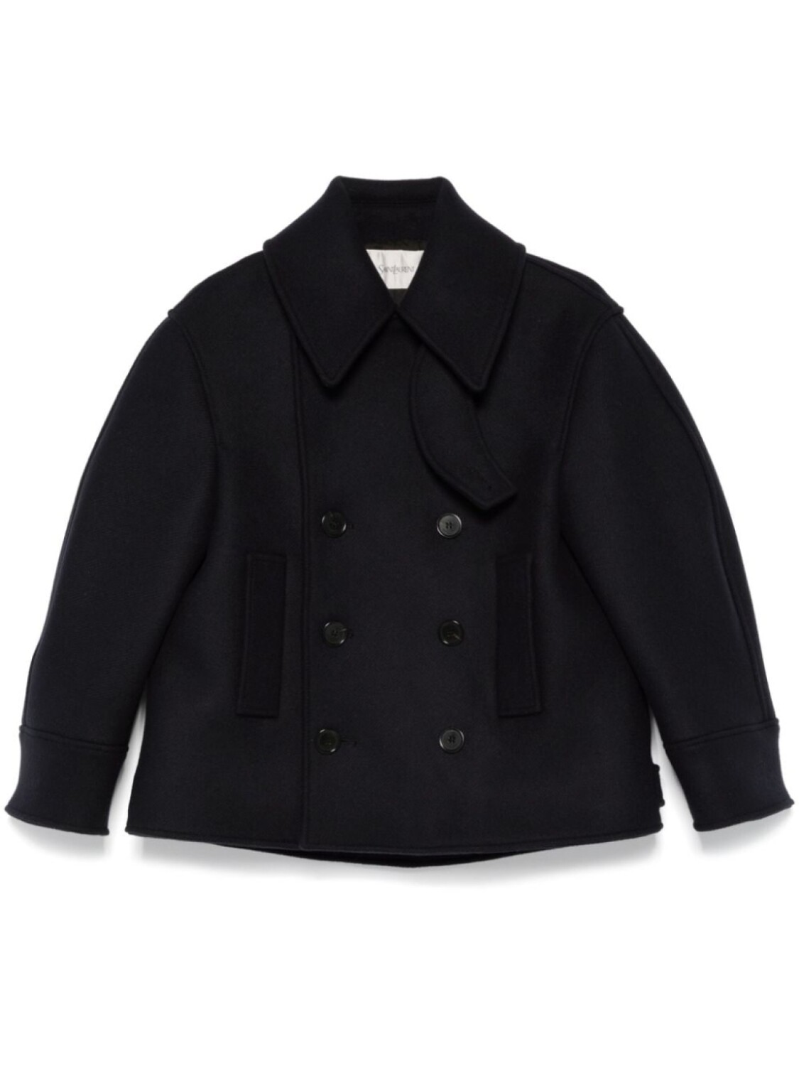 

Saint Laurent шерстяной пиджак, синий