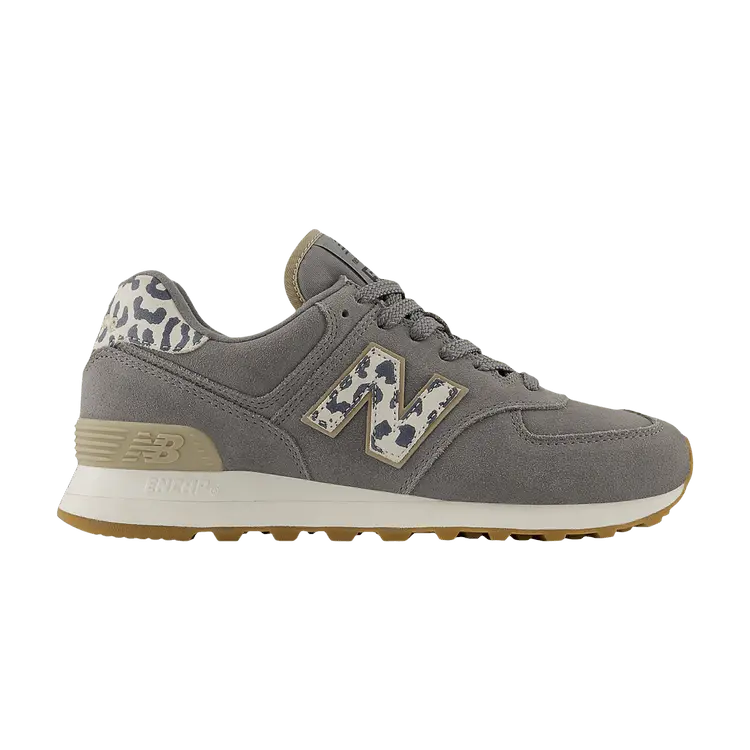 

Кроссовки New Balance Wmns 574 Harbor Grey Leopard, серый