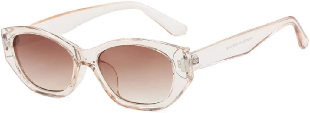 

Солнцезащитные очки с защитой UV400 | Цветные линзы, оправа «кошачий глаз» | Для женщин и мужчин, для занятий спортом на открытом воздухе и вождения DSVIGF, Champagne Tea