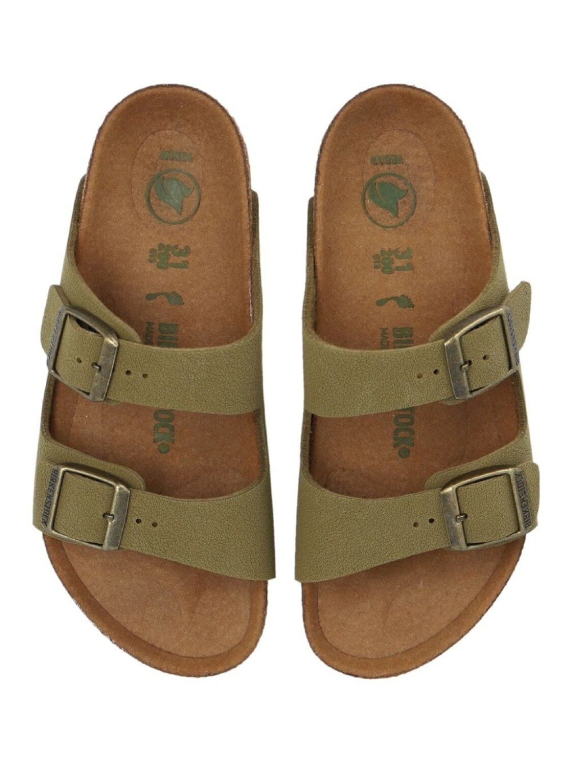 Birkenstock Kids сандалии Аризона, зеленый — фото 3