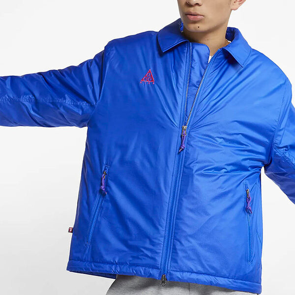 Куртка men's acg primaloft jkt outdoor sports padded clothes jacket blue 'hyper royal rush pink' Nike, синий — фото 2
