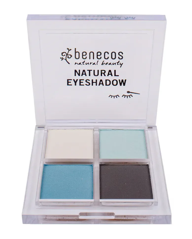 Тени для век Quattro True Blue Benecos