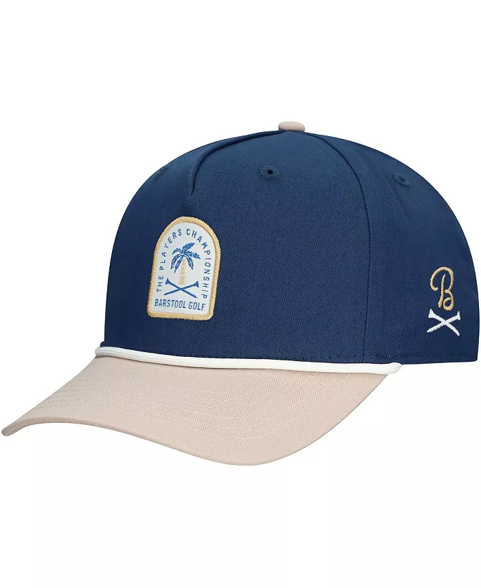 

Мужская синяя THE PLAYERS тропическая кепка Snapback с веревочным патчем Small Barstool Golf