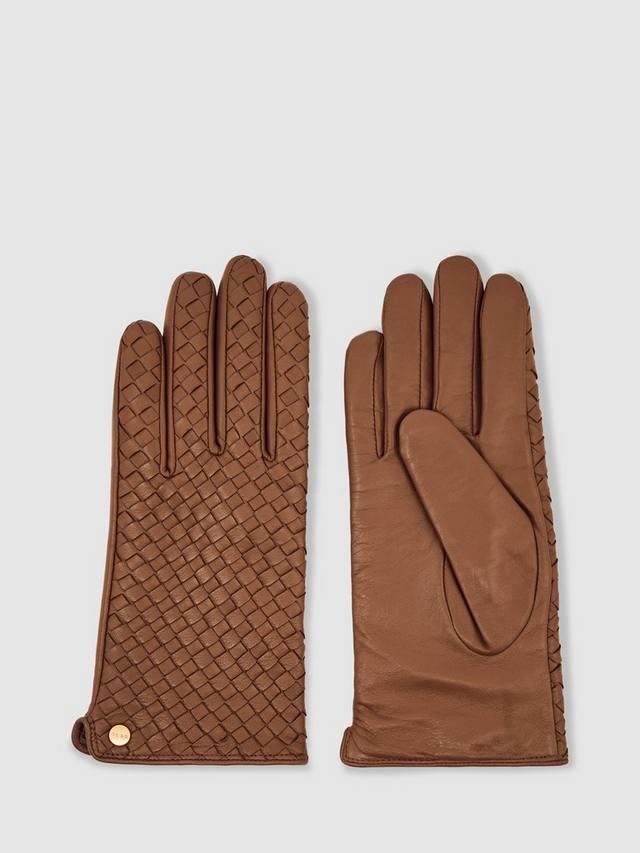 

Giana перчатки из натуральной кожи Reiss, Tan