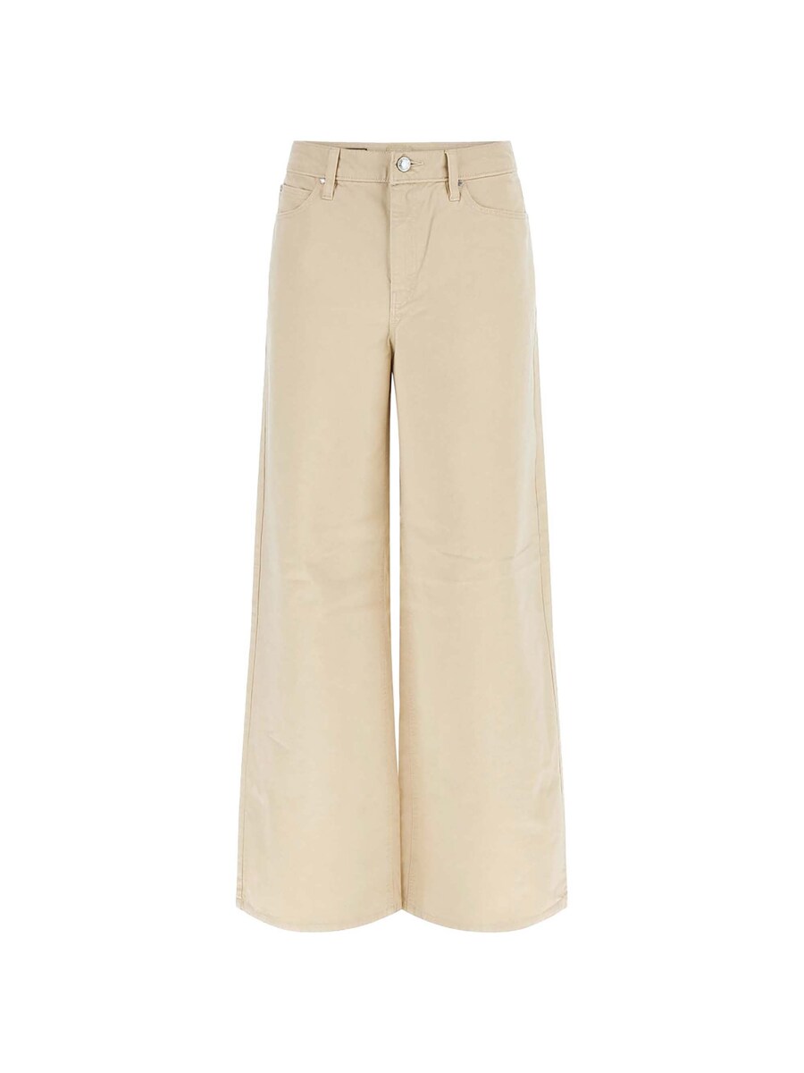 

Тканевые брюки GUESS Wide leg Pants Bellflower, кремовый