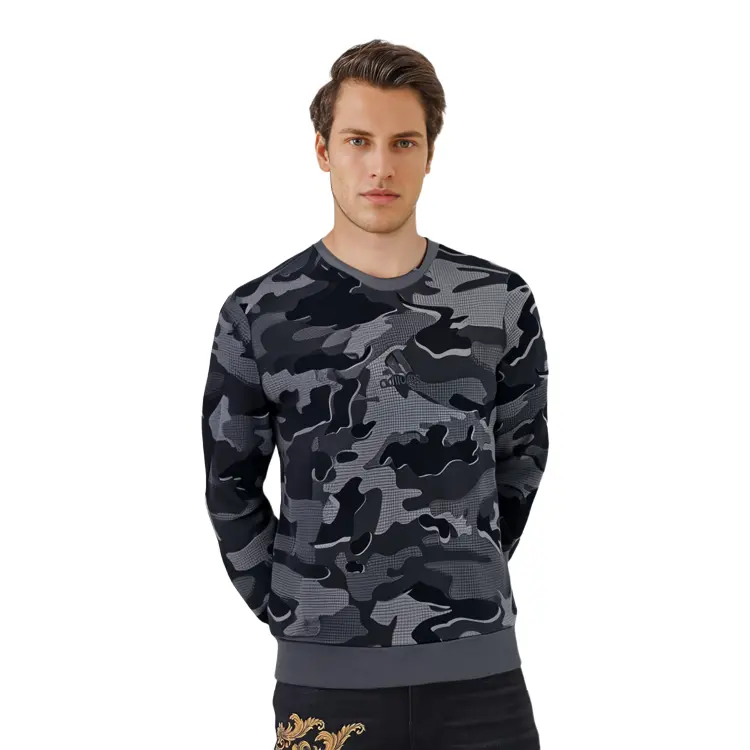Толстовка мужская камуфляжная Adidas, цвет Camouflage — фото 4