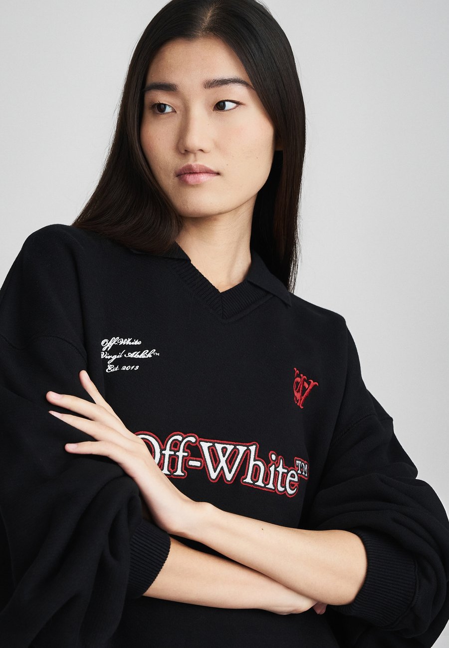 

Толстовка OFF-WHITE SPORTY DRESS, Black/Red Dahlia/Black