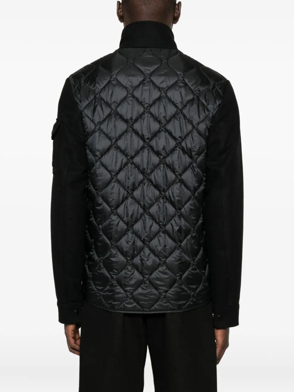 Стеганая куртка с карманами-клапанами MONCLER, черный — фото 4