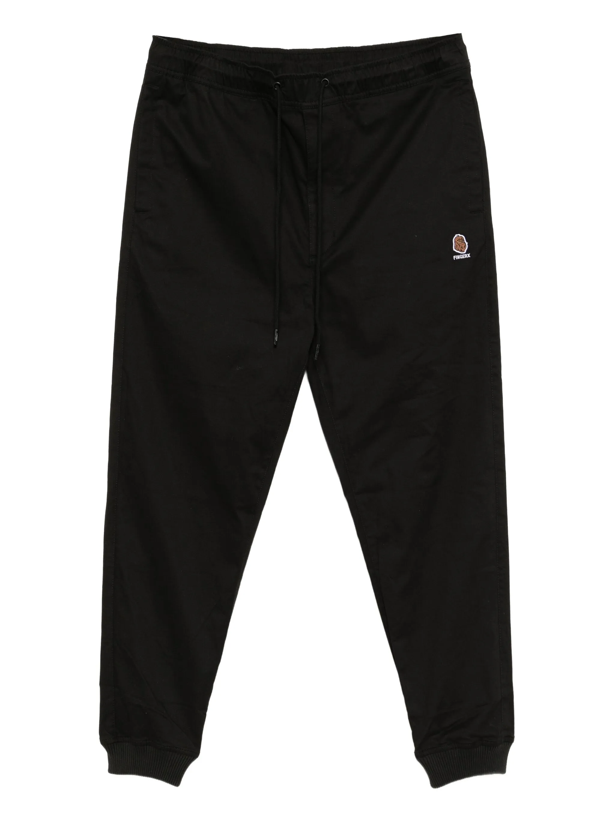 

Брюки с вышитым логотипом Fingercroxx, черный