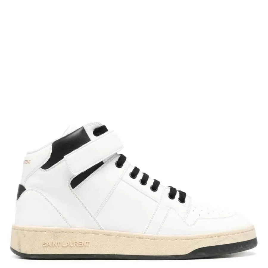 Высокие кроссовки Saint Laurent Lax, белый/черный