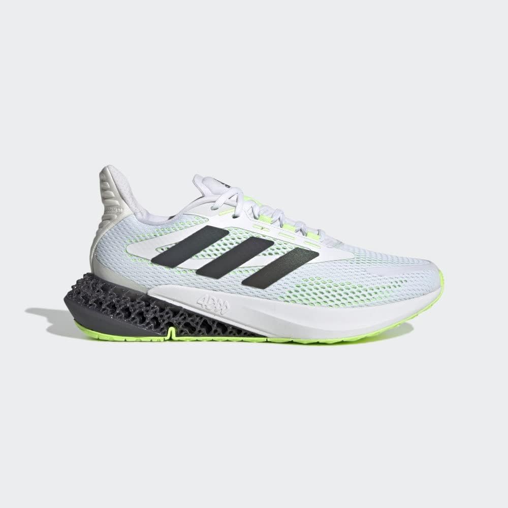 Кроссовки Adidas Men's 4DFWD 2, белый/черный/зеленый — фото 2