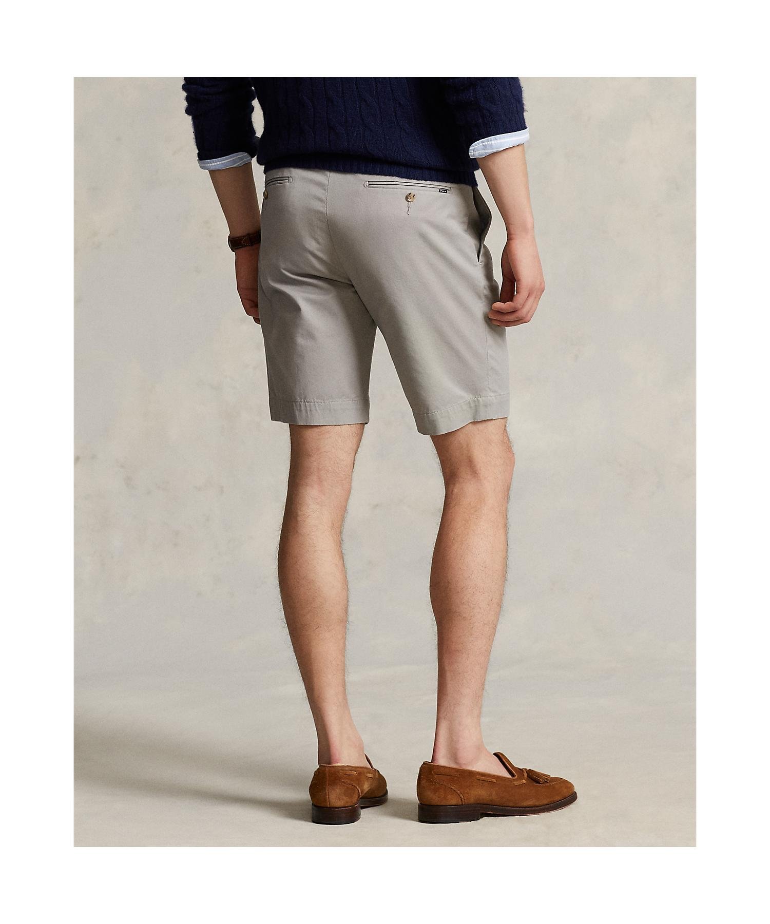 Эластичные облегающие шорты-чиносы Polo Ralph Lauren, 020 Gray — фото 3