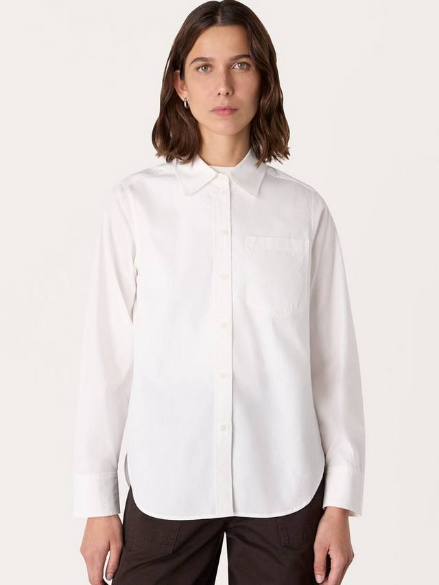 

Хлопковая рубашка на пуговицах свободного кроя Whistles