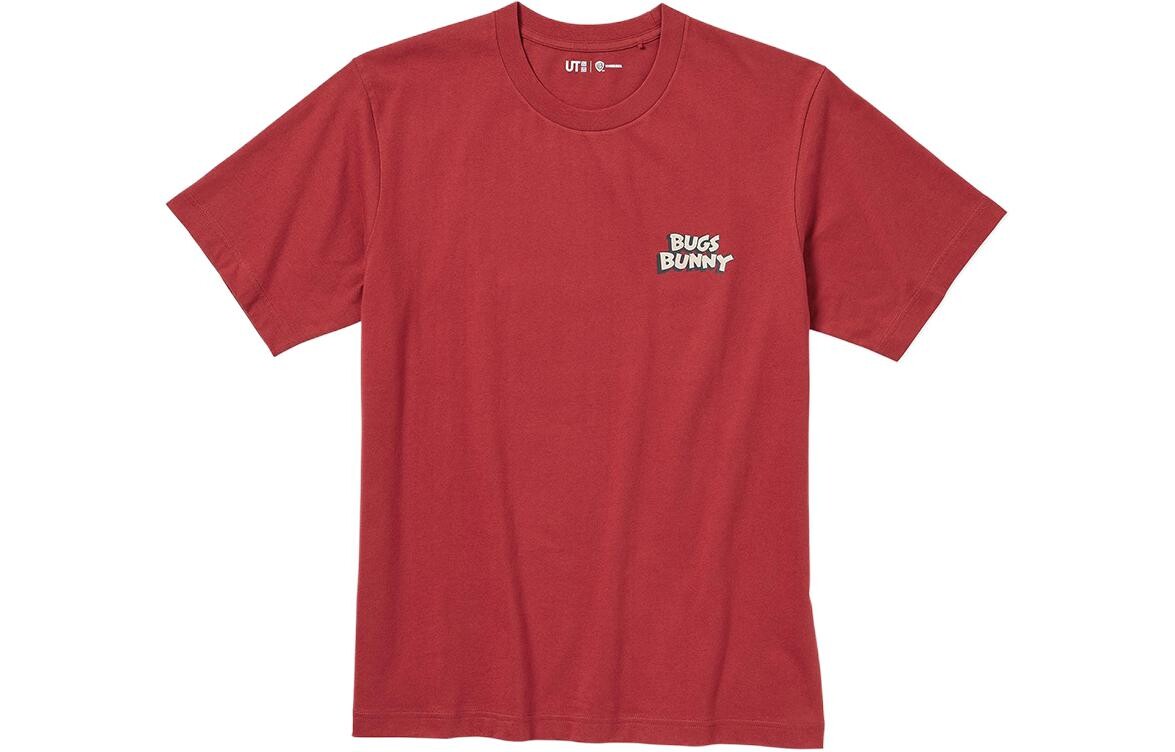 

Футболка унисекс красная Uniqlo, красный