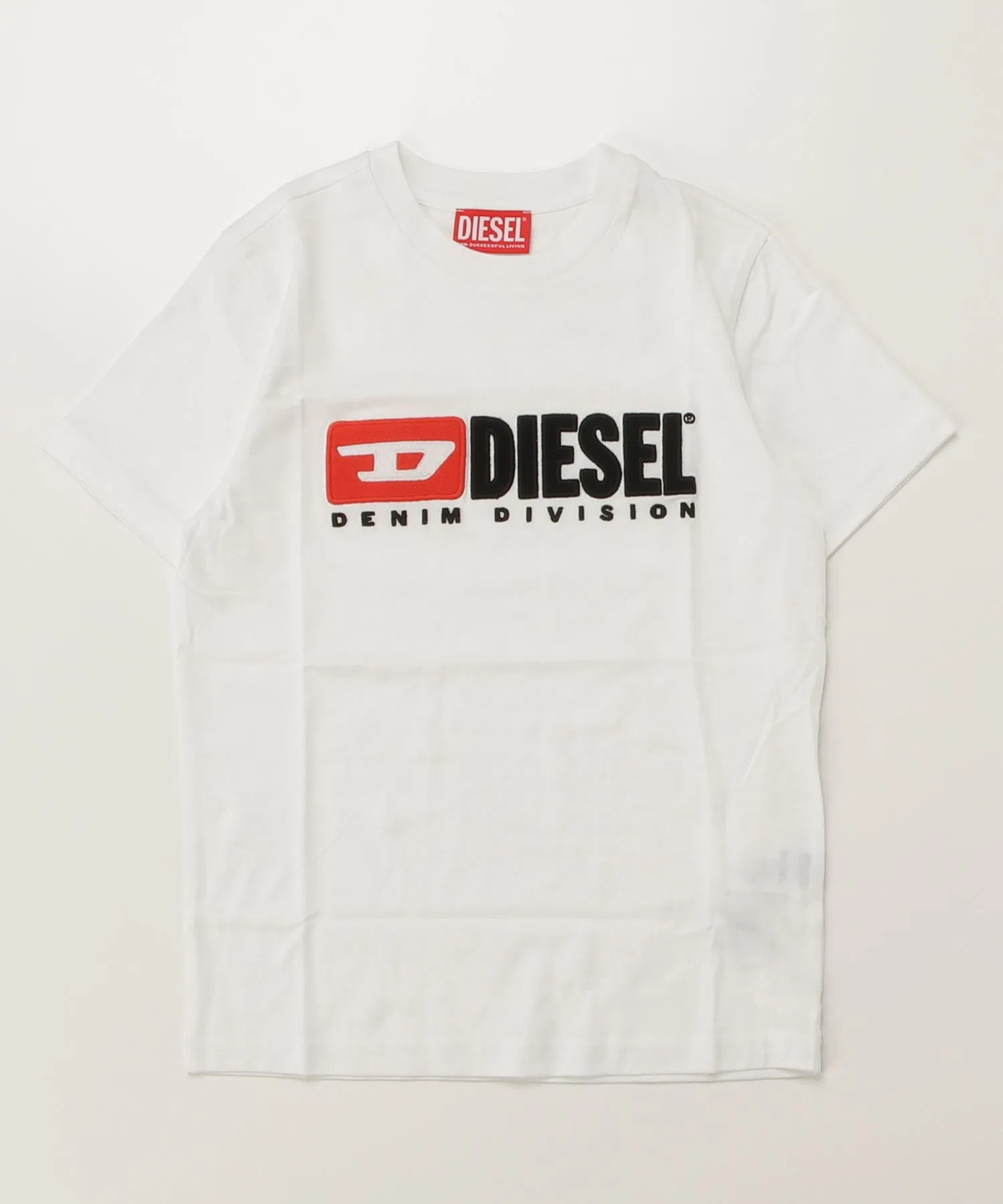 Детская футболка с коротким рукавом DIESEL KIDS с логотипом
