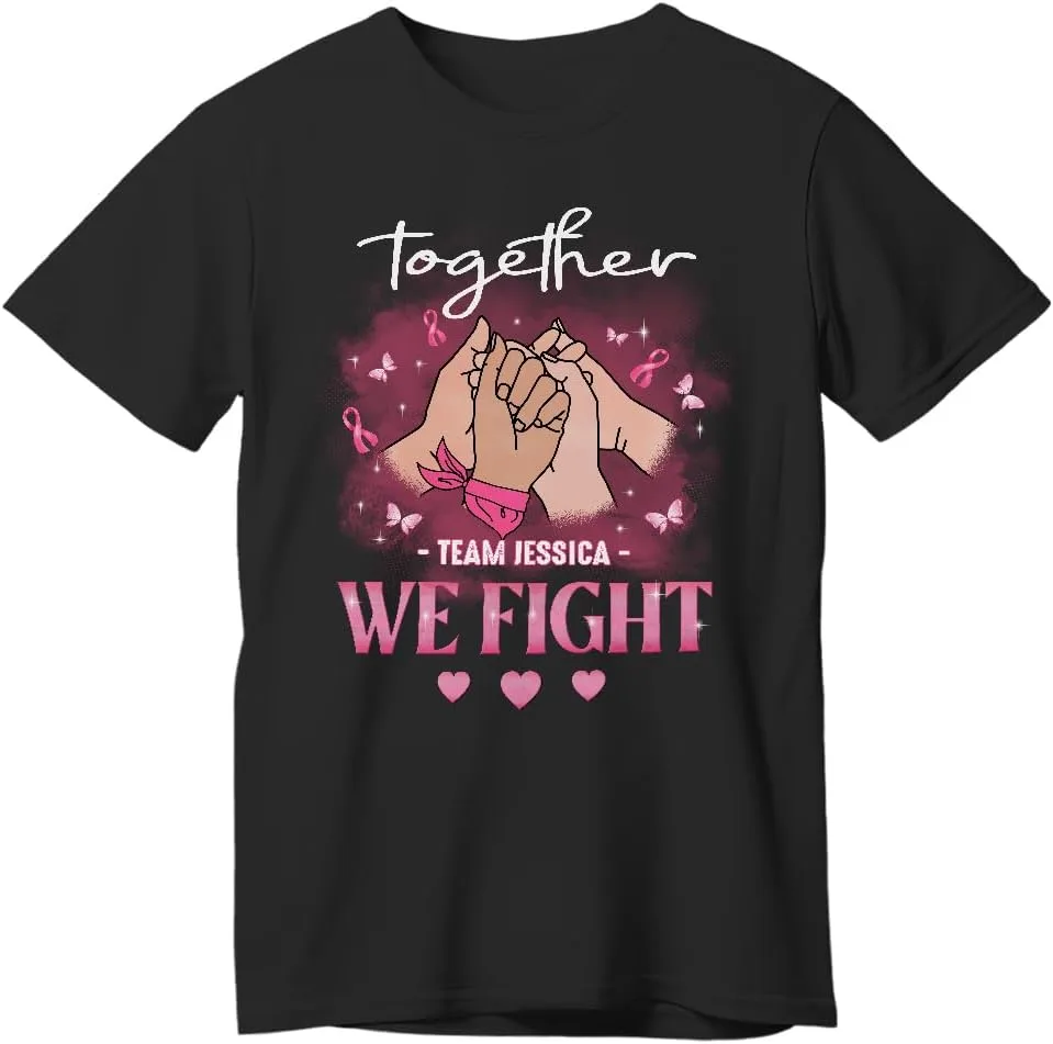 Футболка с розовой лентой We Fight Holding Hands