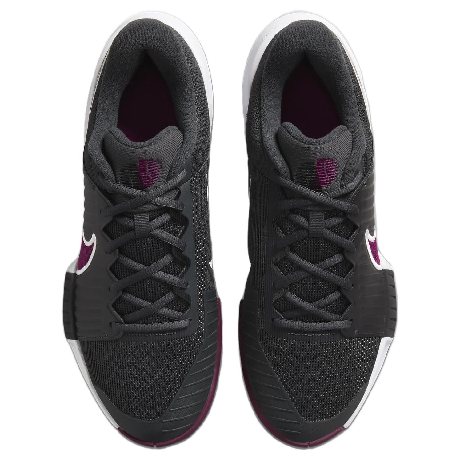 Кроссовки Nike GP Challenge Pro Tennis Shoes Men Low-top Deep Smoke Gray/black/Photon Dust/Sangria Gin, черный — фото 3