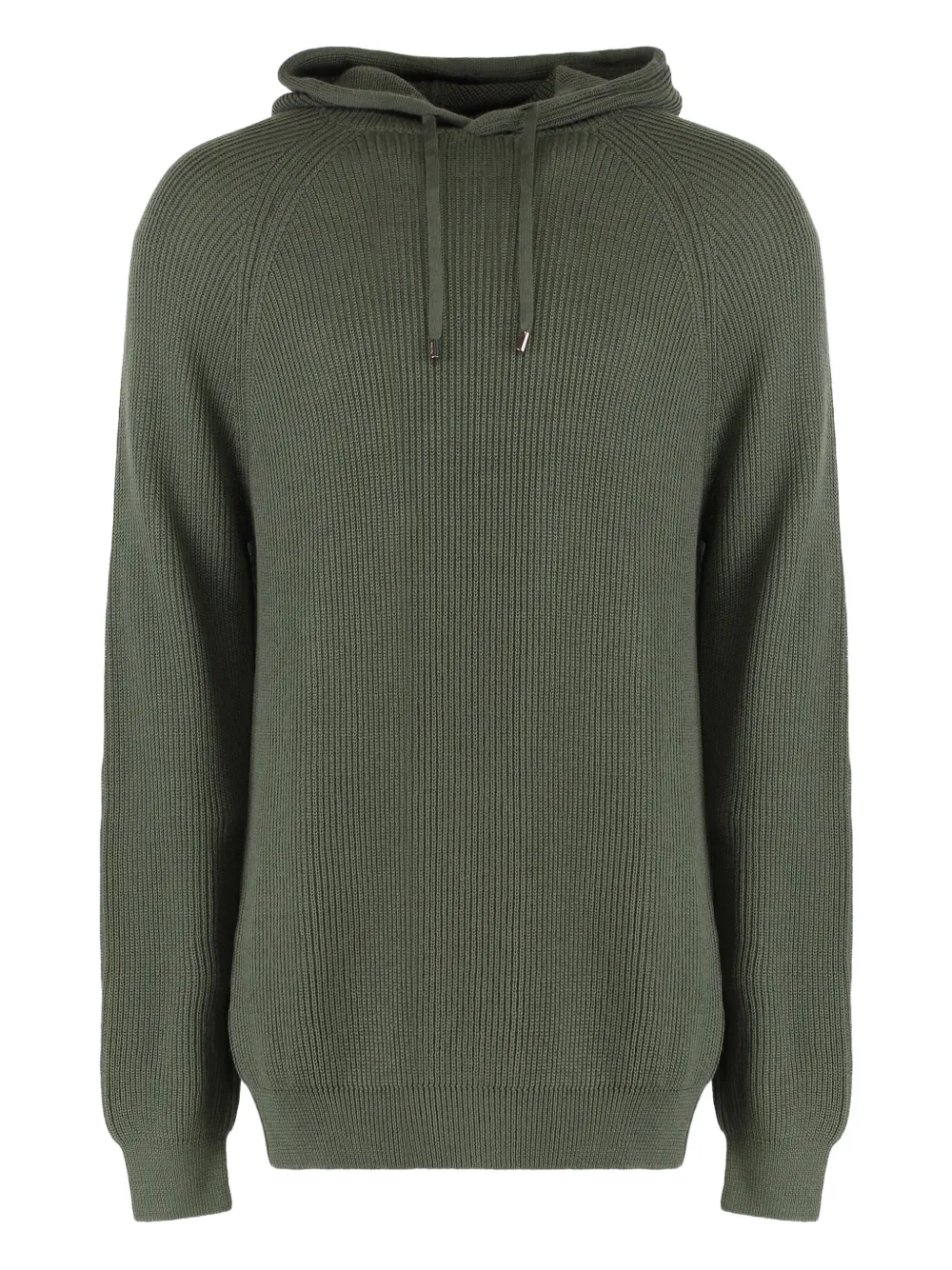 

Худи в рубчик Moorer, зеленый