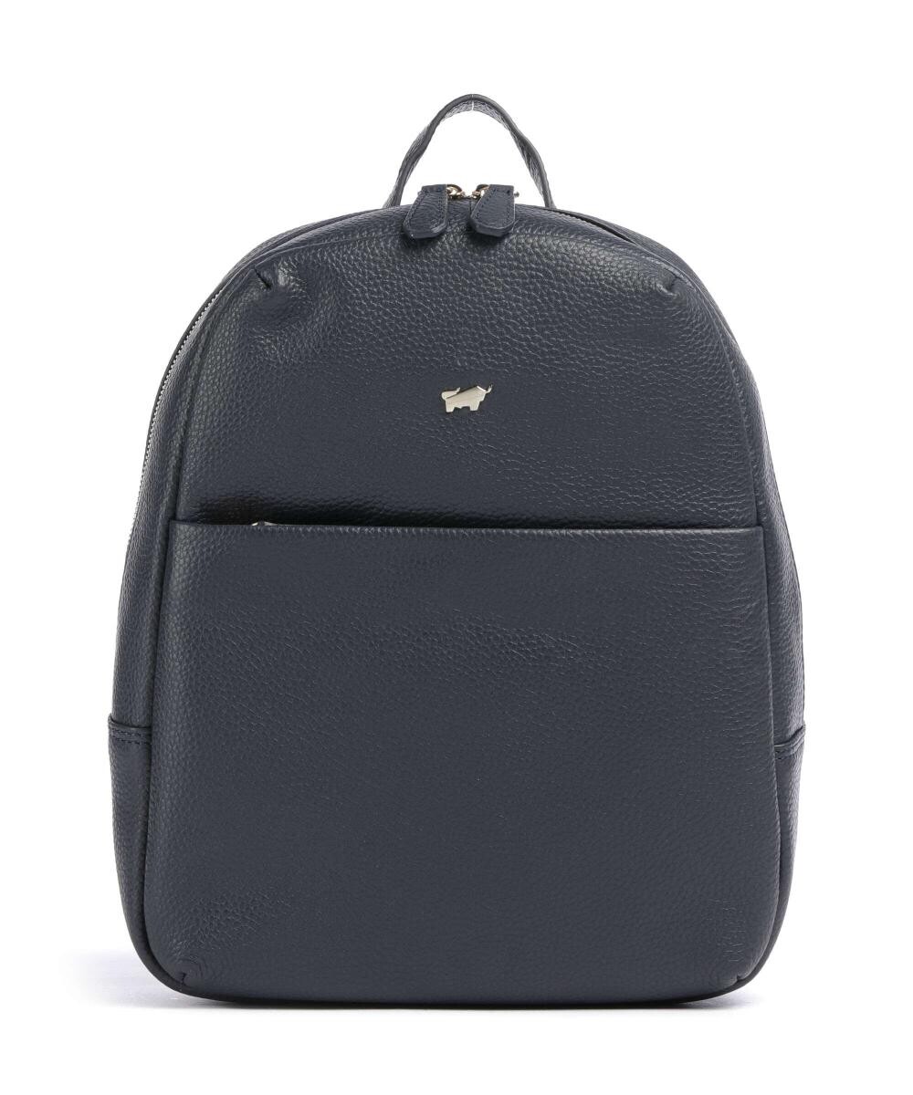 

Рюкзак hanna 10 дюймов из зернистой воловьей кожи Braun Büffel, синий