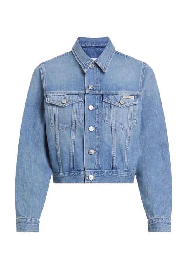 

Джинсовая куртка с нагрудными карманами Calvin Klein Jeans, синий