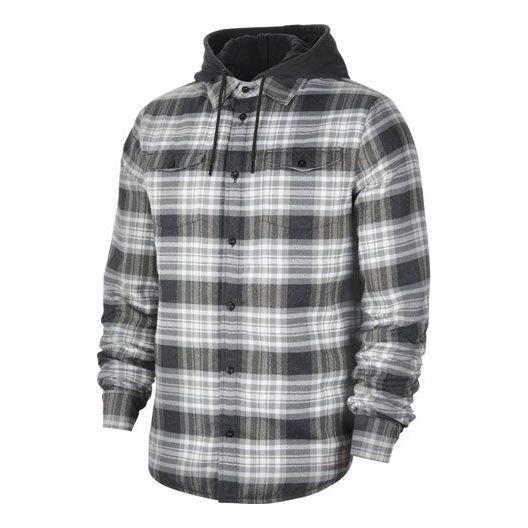 

Куртка Nike SB Skateboard flannel Skateboard Plaid Jacket Black, черный