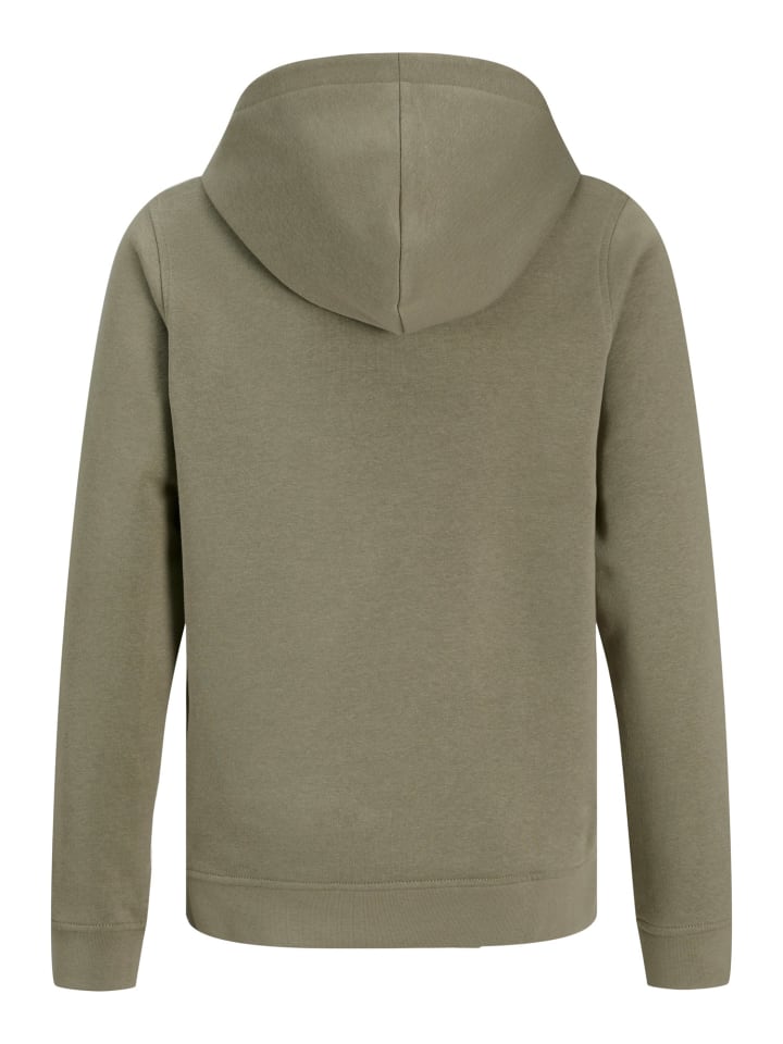 JACK & JONES Junior Толстовка с капюшоном JJESOHO SWEAT HOOD JNR в цвете ветивер — фото 2