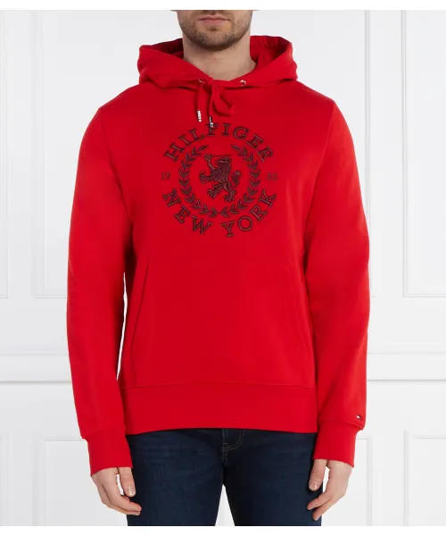 

Толстовка с большой эмблемой Regular fit Tommy Hilfiger, красный
