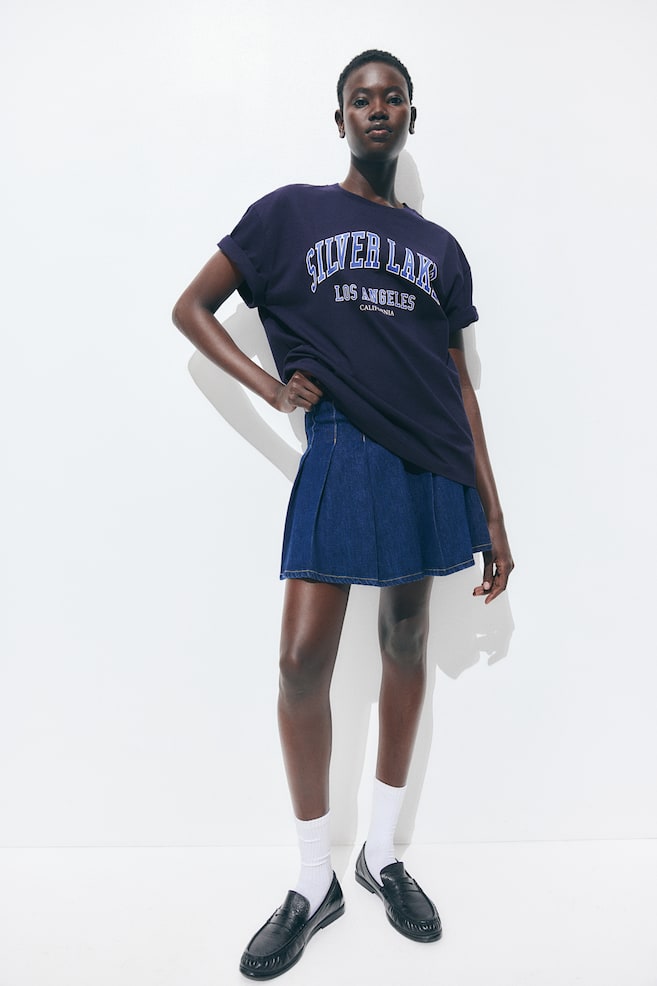 

Футболка оверсайз H&M, мультиколор