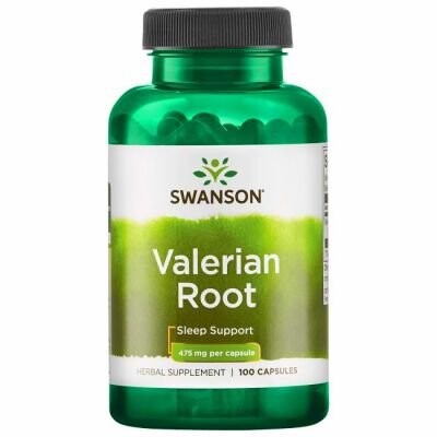 

Swanson, Valerian Roots (Валериана) 475 мг 100 капсул