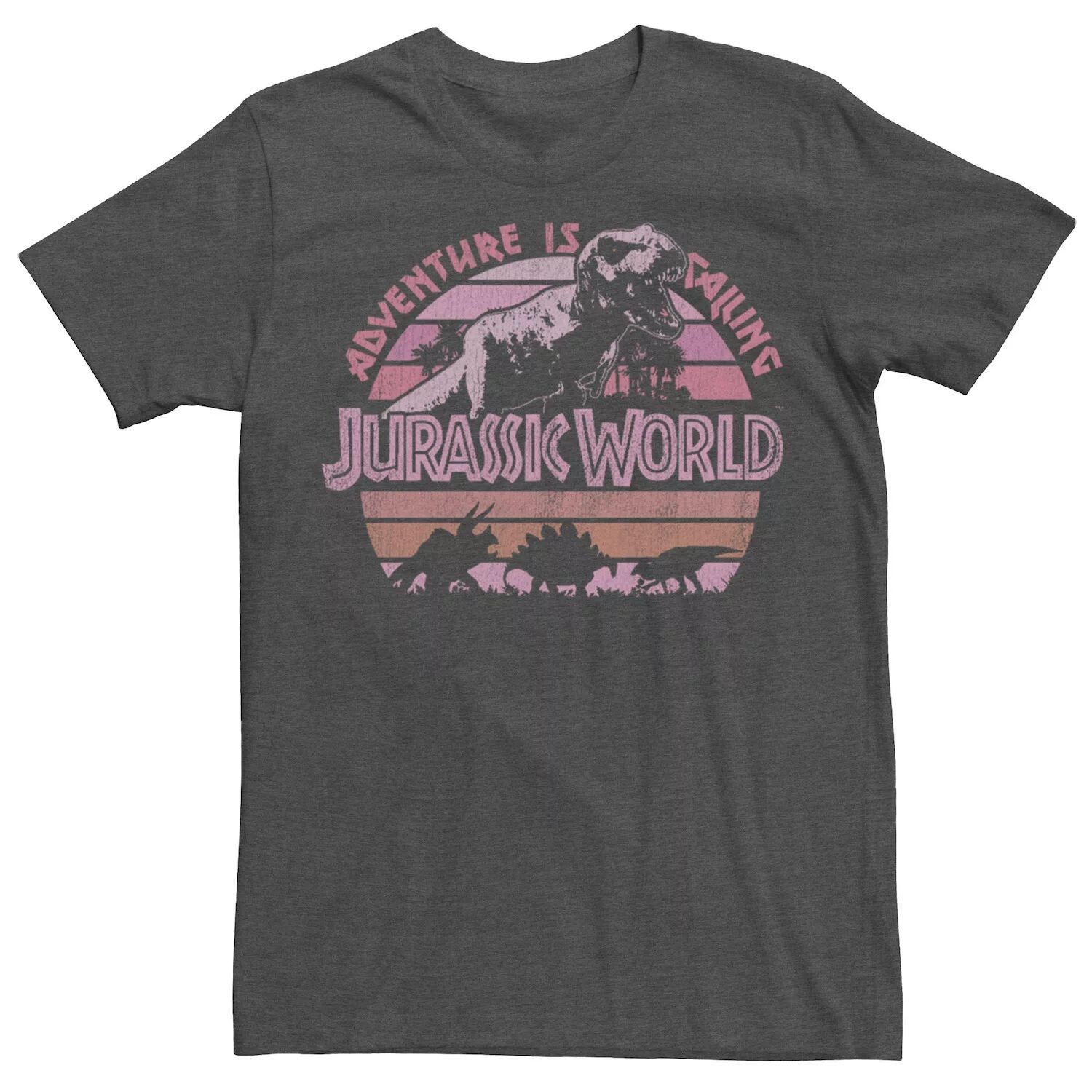 

Мужская футболка Jurassic World Retro Adventure Calls T-Rex Jurassic Park