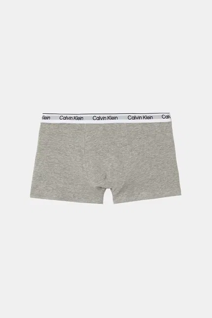 Боксеры детские хлопковые 2 шт Calvin Klein Underwear, серый — фото 2