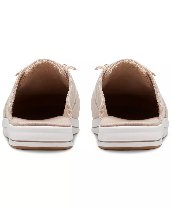 Женские слипоны Breeze Clara с шнуровкой Clarks, загар/бежевый — фото 3