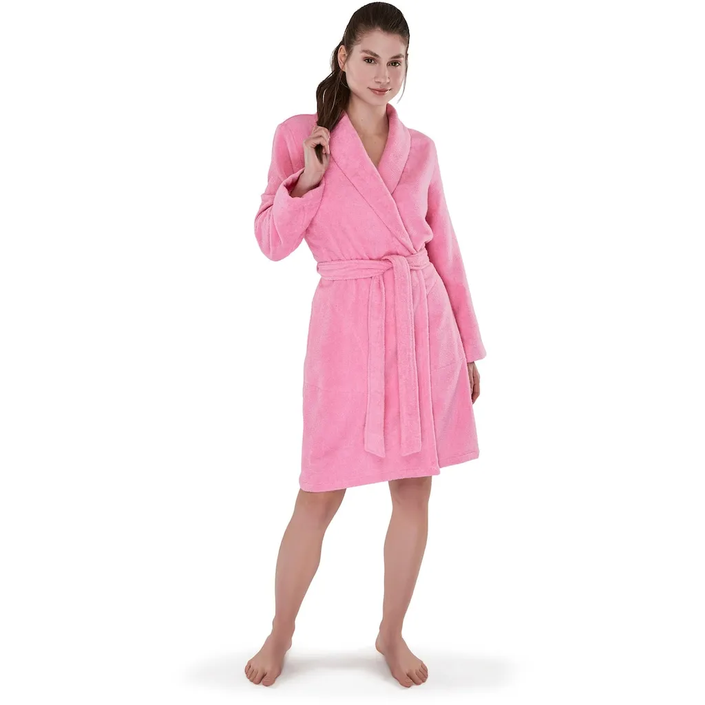 

Женский махровый халат идеально для сауны и спа, гостиничный халат, домашний халат Möve, Flamingo