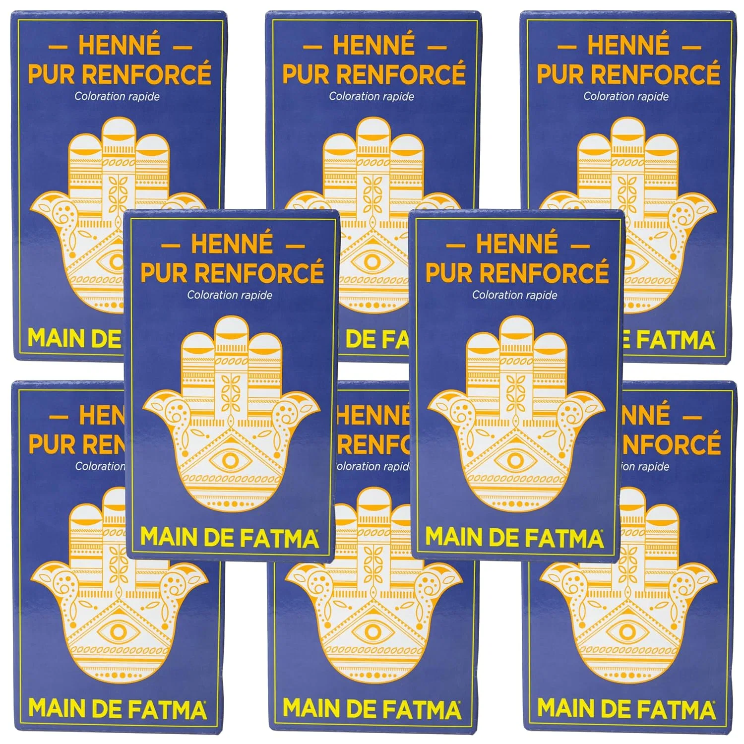 Растительная краска для волос Henna Fatma, интенсивная медь, 90 г (10 x 90 г) Generisch, Copper